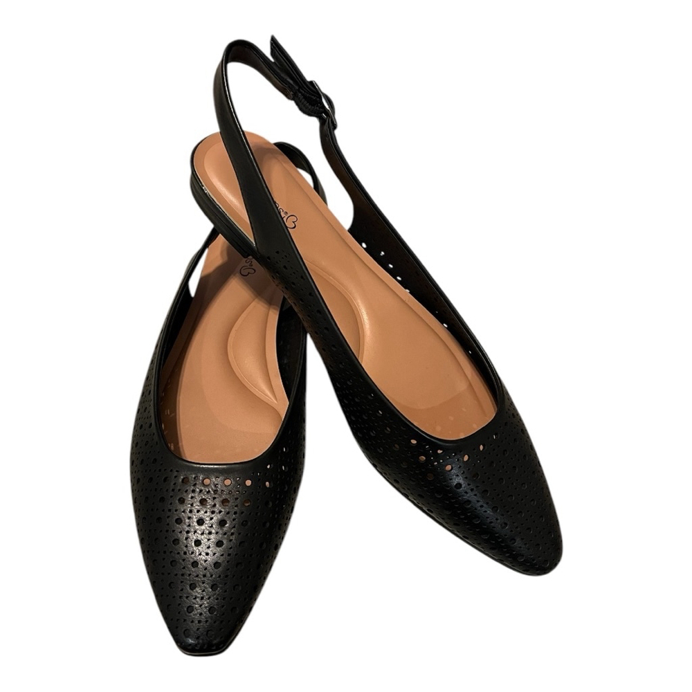 Baretraps Riva sling back‎ Flats Shoes, Size 8M, Black - Picture 6 of 9